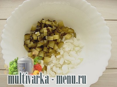 приготовление салата винегрет в мультиварке Салат винегрет в мультиварке