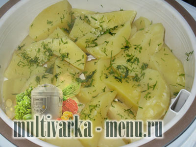 картошка на пару как приготовить говядину в мультиварке