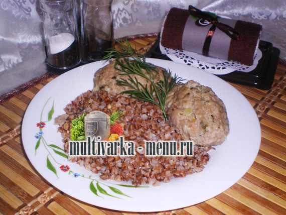 котлеты на пару как приготовить гречку в мультиварке