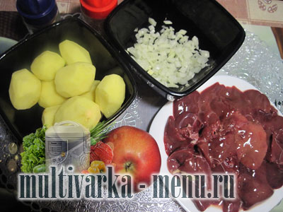 рецепт куриной печени в мультиварке как приготовить печень в мультиварке