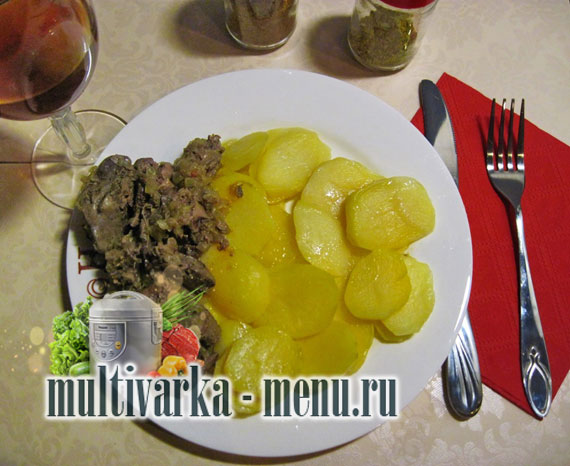 картошка на пару в мультиварке блюда дуэты в мультиварке