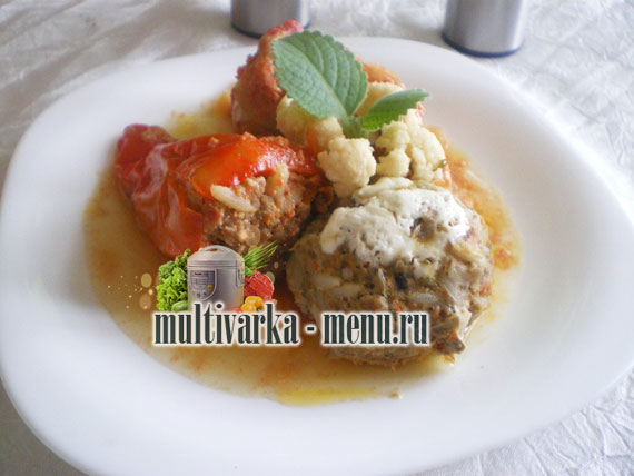 тефтели на пару блюда дуэты в мультиварке