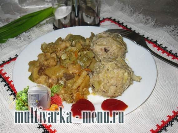 ленивые голубцы на пару блюда дуэты в мультиварке