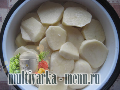 картошка на пару как приготовить ребрышки в мультиварке