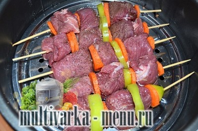 говядина на шпажках