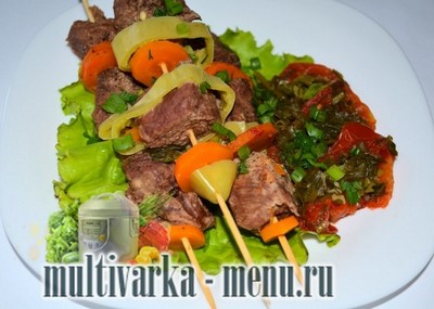 говядина на шпажках