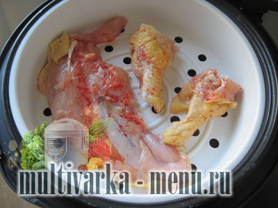 курица на пару в мультиварке как приготовить курицу в мультиварке