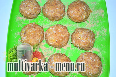 тефтели на пару в мультиварке Куриные тефтели на пару в мультиварке