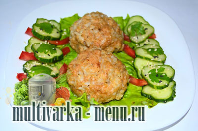 тефтели на пару в мультиварке Куриные тефтели на пару в мультиварке