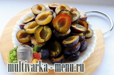 сливовый джем в мультиварке приготовление сливового джема в мультиварке
