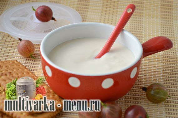 ряженка в мультиварке как приготовить ряженку в мультиварке