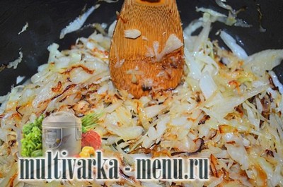 капуста тушеная с говядиной в мультиварке Приготовление капусты тушеной с говядиной в мультиварке