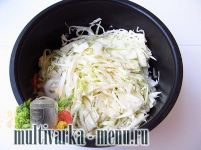 тушеная капуста в мультиварке Приготовление тушеной капусты в мультиварке