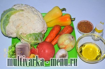 цветная капуста в мультиварке рецепт цветной капусты в мультиварке
