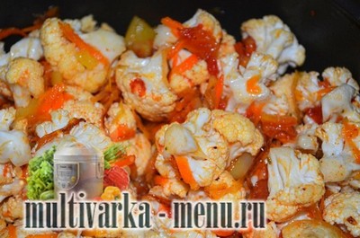 цветная капуста в мультиварке рецепт цветной капусты в мультиварке