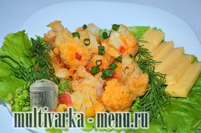 цветная капуста в мультиварке рецепт цветной капусты в мультиварке