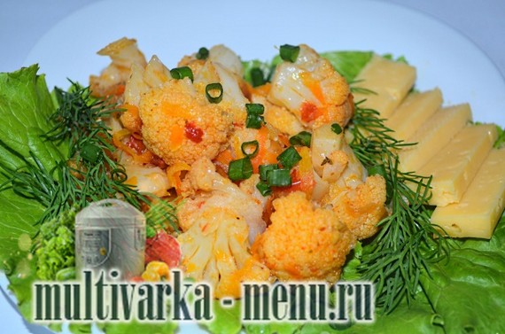 цветная капуста в мультиварке рецепт цветной капусты в мультиварке