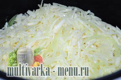 капуста жареная в мультиварке капуста в мультиварке рецепт