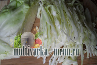 рецепт капусты тушеной в мультиварке как приготовить капусту в мультиварке