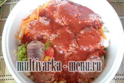 рецепт капусты тушеной в мультиварке как приготовить капусту в мультиварке