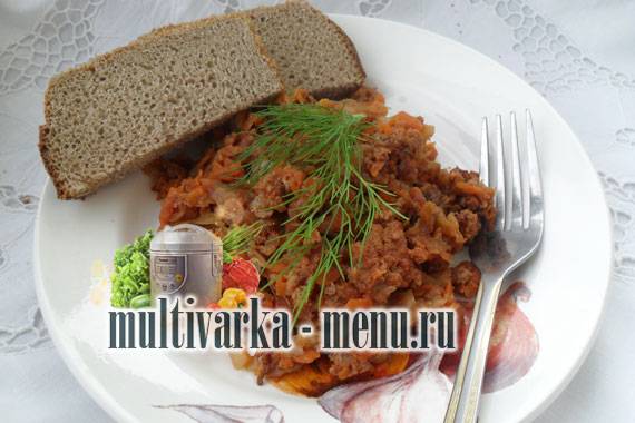 капуста тушеная в мультиварке капуста в мультиварке рецепты