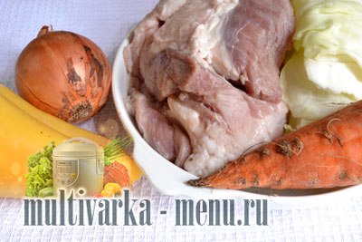 мультиварка капуста тушеная с мясом капуста со свининой в мультиварке рецепт