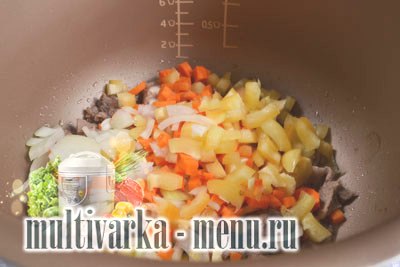 мультиварка капуста тушеная с мясом капуста со свининой в мультиварке рецепт