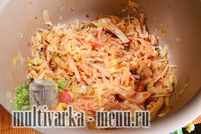 капуста тушеная в мультиварке как приготовить капусту тушеную в мультиварке