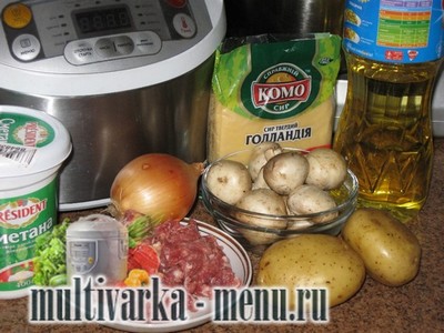 картофельная запеканка в мультиварке рецепт картофельной запеканки в мультиварке