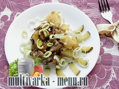 Картошка с грибами в мультиварке приготовление картошки с грибами в мультиварке