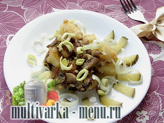 Картошка с грибами в мультиварке приготовление картошки с грибами в мультиварке