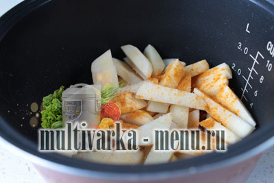 жареная картошка в мультиварке редмонд как приготовить картошку в мультиварке