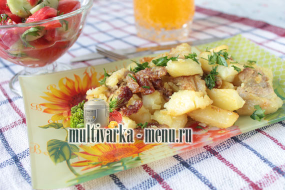 жареная картошка в мультиварке картошка в мультиварке