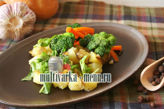 жареная картошка в мультиварке картошка в мультиварке