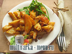 Картофель фри в мультиварке рецепт запеченного...