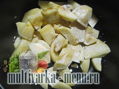 запеченый картофель в мультиварке приготовить картофель фри в мультиварке