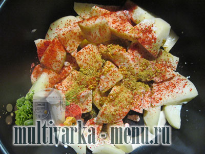 запеченый картофель в мультиварке приготовить картофель фри в мультиварке