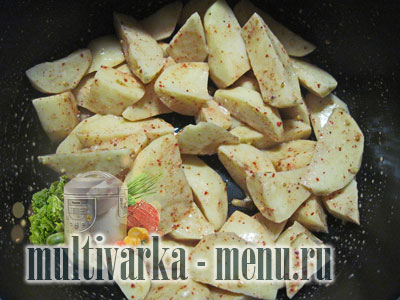 запеченый картофель в мультиварке приготовить картофель фри в мультиварке
