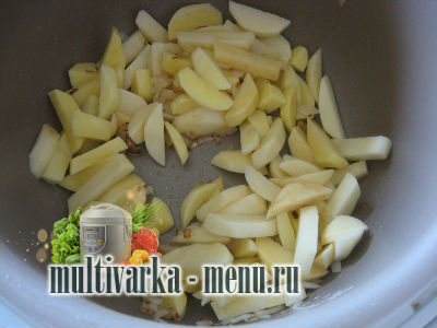 картошка с грибами в мультиварке картошка с грибами в мультиварке рецепт