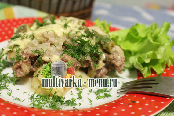 тушеная картошка в мультиварке картошка в мультиварке с фото