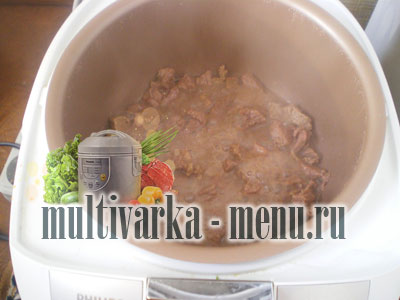 картошка с мясом в мультиварке картошка в мультиварке с фото
