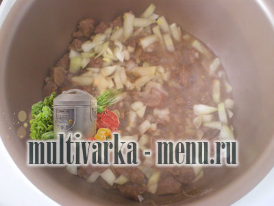 картошка с мясом в мультиварке картошка в мультиварке с фото