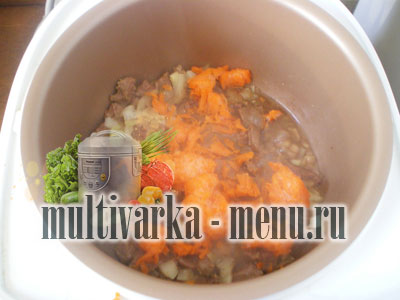 картошка с мясом в мультиварке картошка в мультиварке с фото