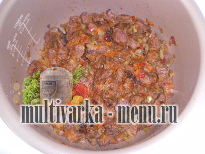 картошка с мясом в мультиварке картошка в мультиварке с фото