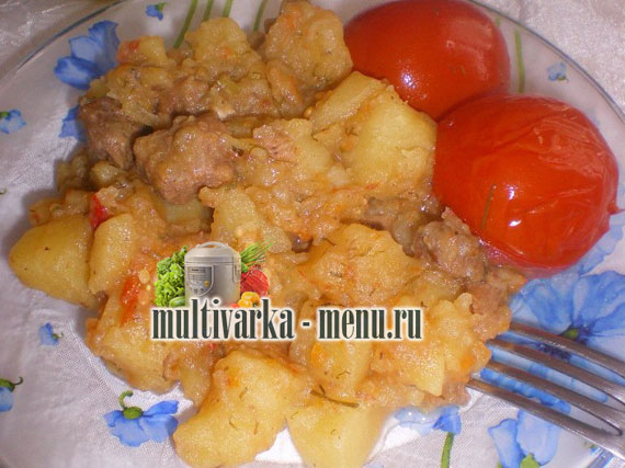 тушеная картошка в мультиварке картошка в мультиварке