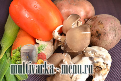 как приготовить картошку в мультиварке картофель с грибами в мультиварке