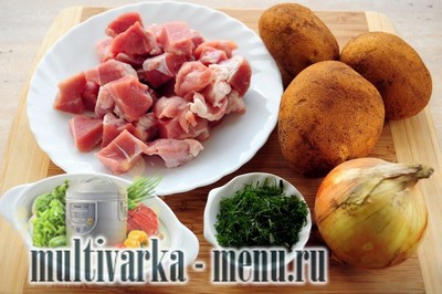 Картошка с мясом в мультиварке приготовление картошки с мясом в мультиварке