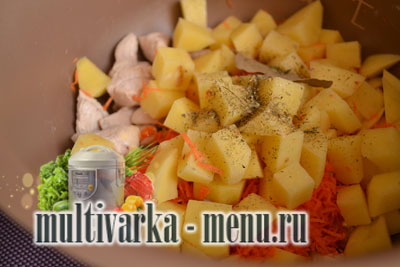 мультиварка тушеная картошка рецепт мультиварка тушеная картошка с курицей