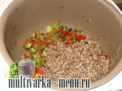 Гречка в мультиварке с овощами рецепт гречки в мультиварке с овощами