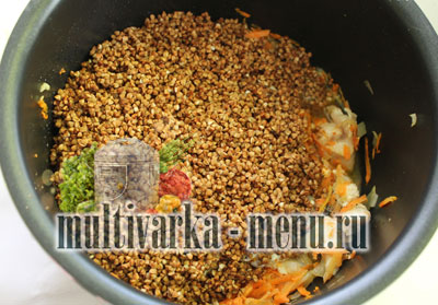 гречка с мясом в мультиварке гречка в мультиварке фото